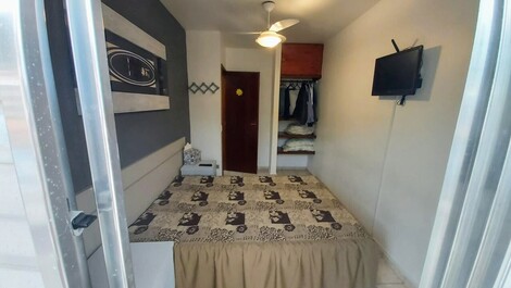 Suíte confortável com tv  