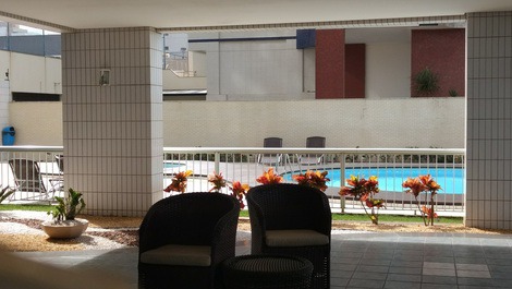 Temporada 03 qtos Edificio Amueblado frente a Praia Itaparica !!!