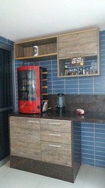 Temporada 03 qtos Edificio Amueblado frente a Praia Itaparica !!!