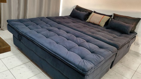 Sala de tv reversível ao 5º quarto