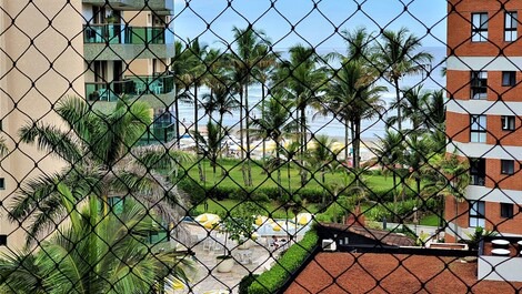 Vista para o mar da varanda