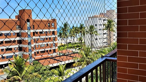 Vista da varanda para o mar (outro ângulo)