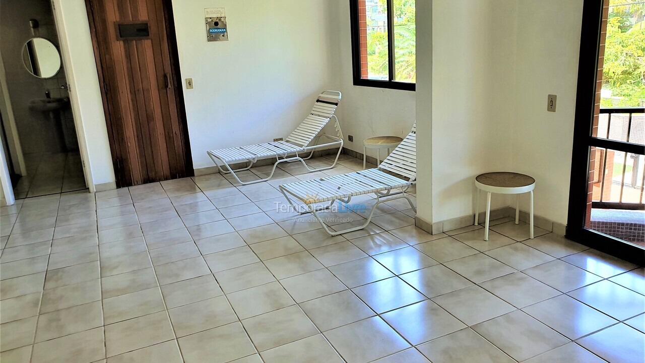 Apartamento para aluguel de temporada em Bertioga (Riviera de São Lourenço)