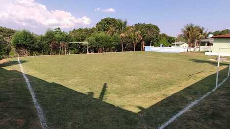 Campinho de futebol gramado