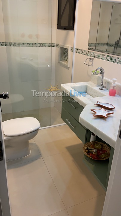 Apartamento para aluguel de temporada em Bertioga (Riviera de São Lourenço)