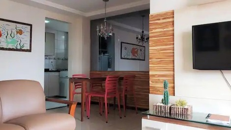 Apartamento amueblado, 3 dormitorios, con Wi-fi, Praia de Cabo Branco PB-Brasil