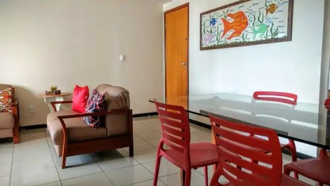 Apartamento amueblado, 3 dormitorios, con Wi-fi, Praia de Cabo Branco PB-Brasil