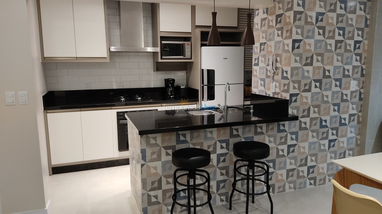 Apartment for vacation rental in Governador Celso Ramos (Praia de Palmas)