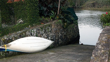 Rampa de acesso ao rio
