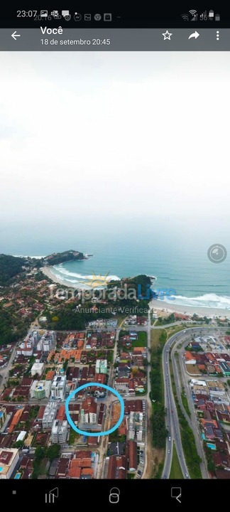 Apartamento para alquiler de vacaciones em Ubatuba (Praia Grande)