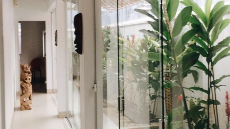 Corredor interno dos quartos