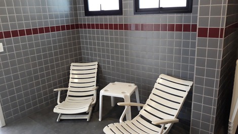 Descanso da sauna seca