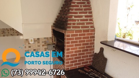 Cód.C011-Casa 5 quartos, 25 pessoas, piscina, 250m da praia de Mundaí.