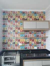 Varanda gourmet com churrasqueira