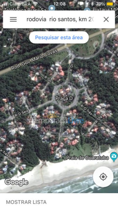 Casa para alquiler de vacaciones em Bertioga (Praia de Guaratuba)