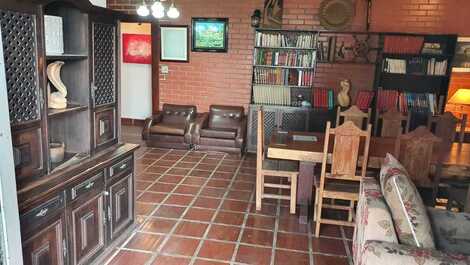 CASA PARA 11 PERSONAS - FRENTE AL MAR - PLAYA INDAIA - CARAGUATATUBA