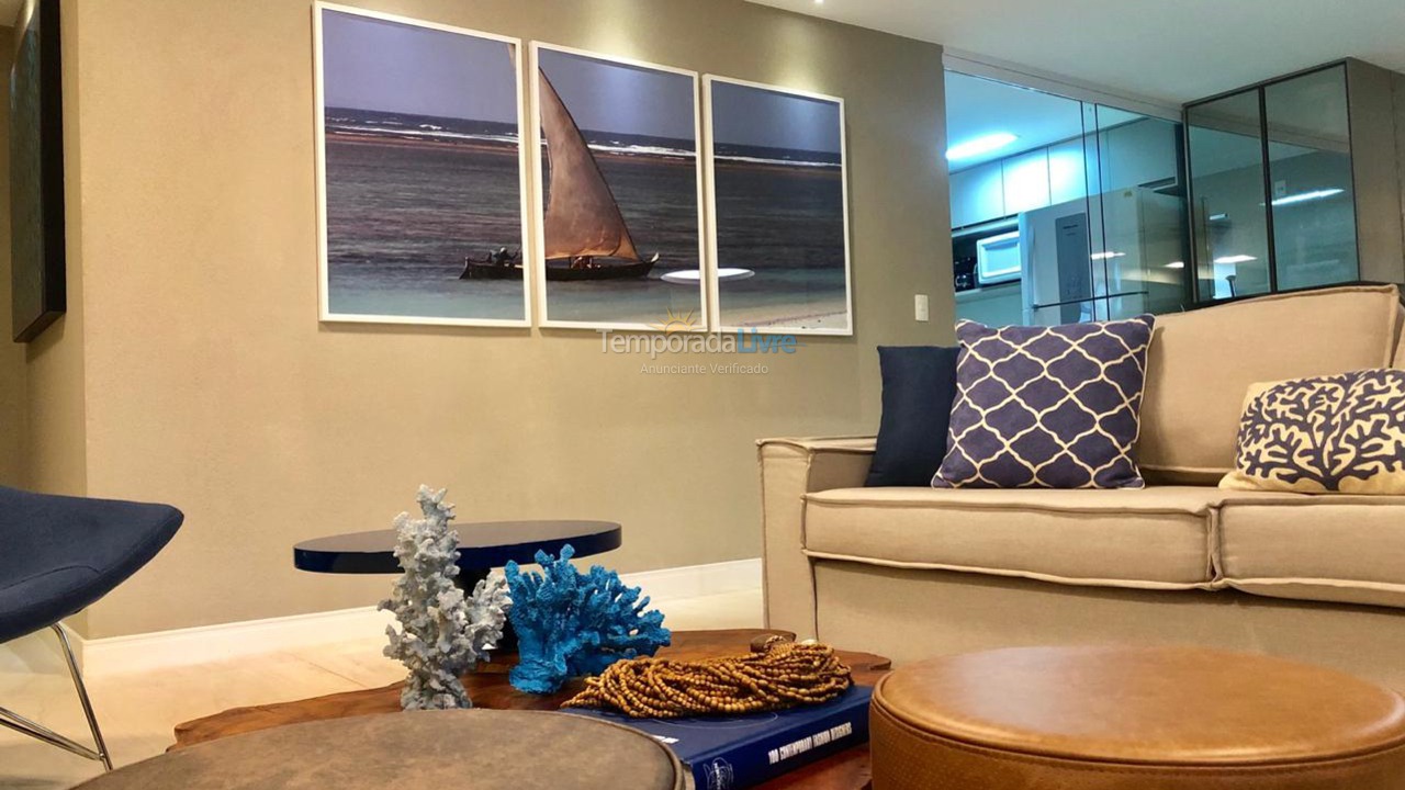 Apartamento para aluguel de temporada em Barra de São Miguel (Lot Rec dos Caetes)
