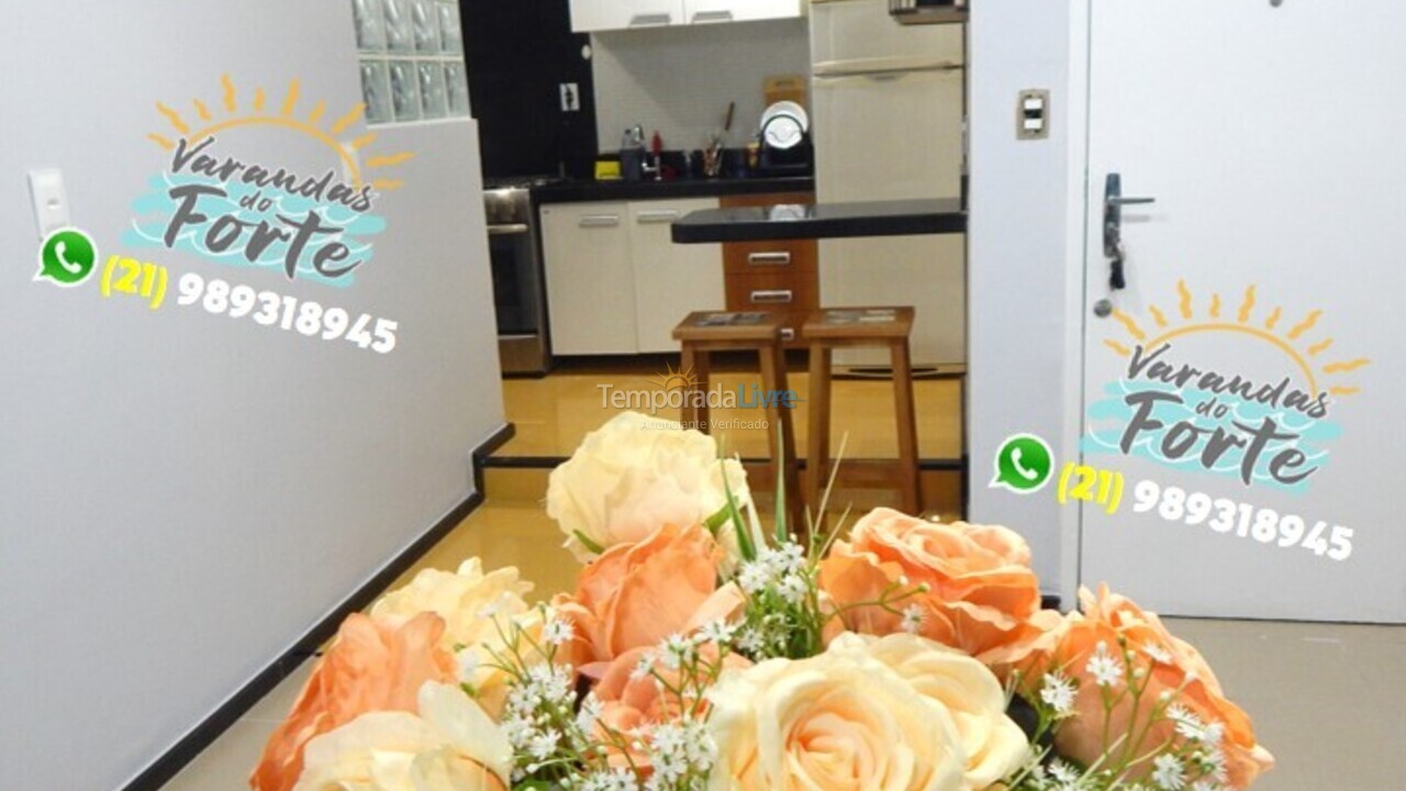 Apartamento para alquiler de vacaciones em Cabo Frio (Praia do Forte)