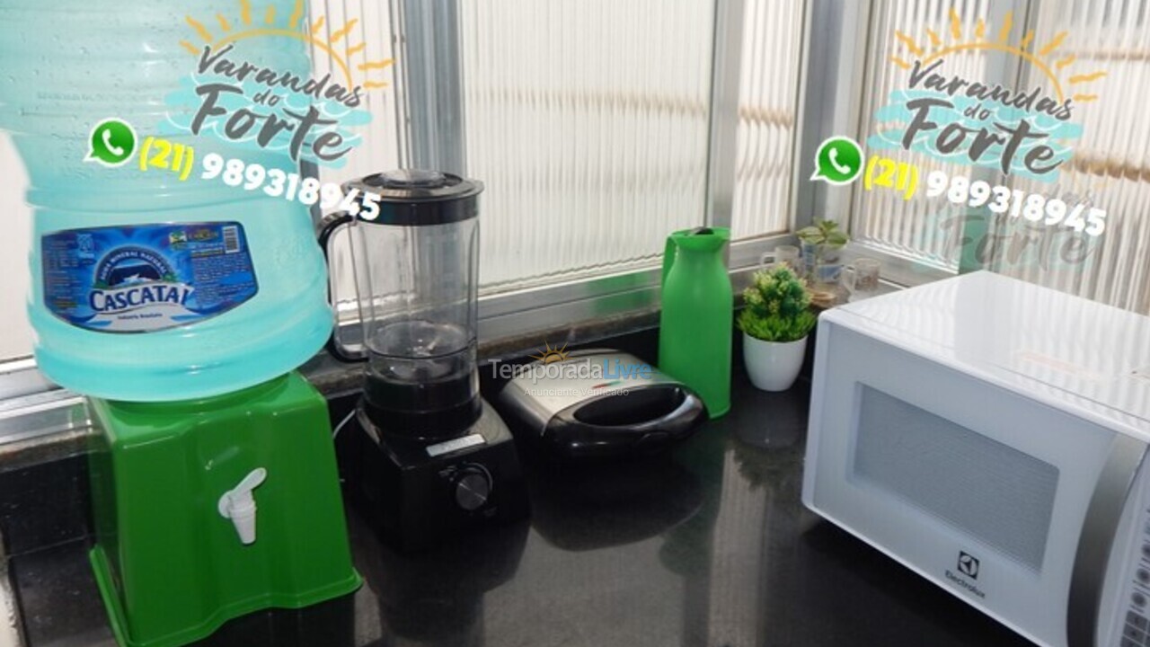 Apartamento para alquiler de vacaciones em Cabo Frio (Praia do Forte)