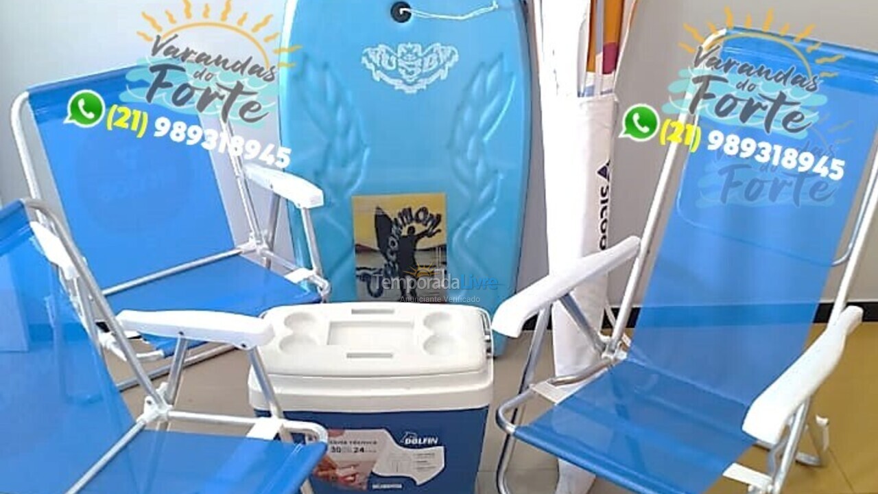 Apartamento para alquiler de vacaciones em Cabo Frio (Praia do Forte)