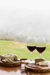 Varnada com a vista da serra