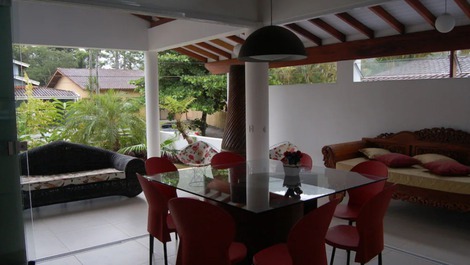 Sala e varanda integradas