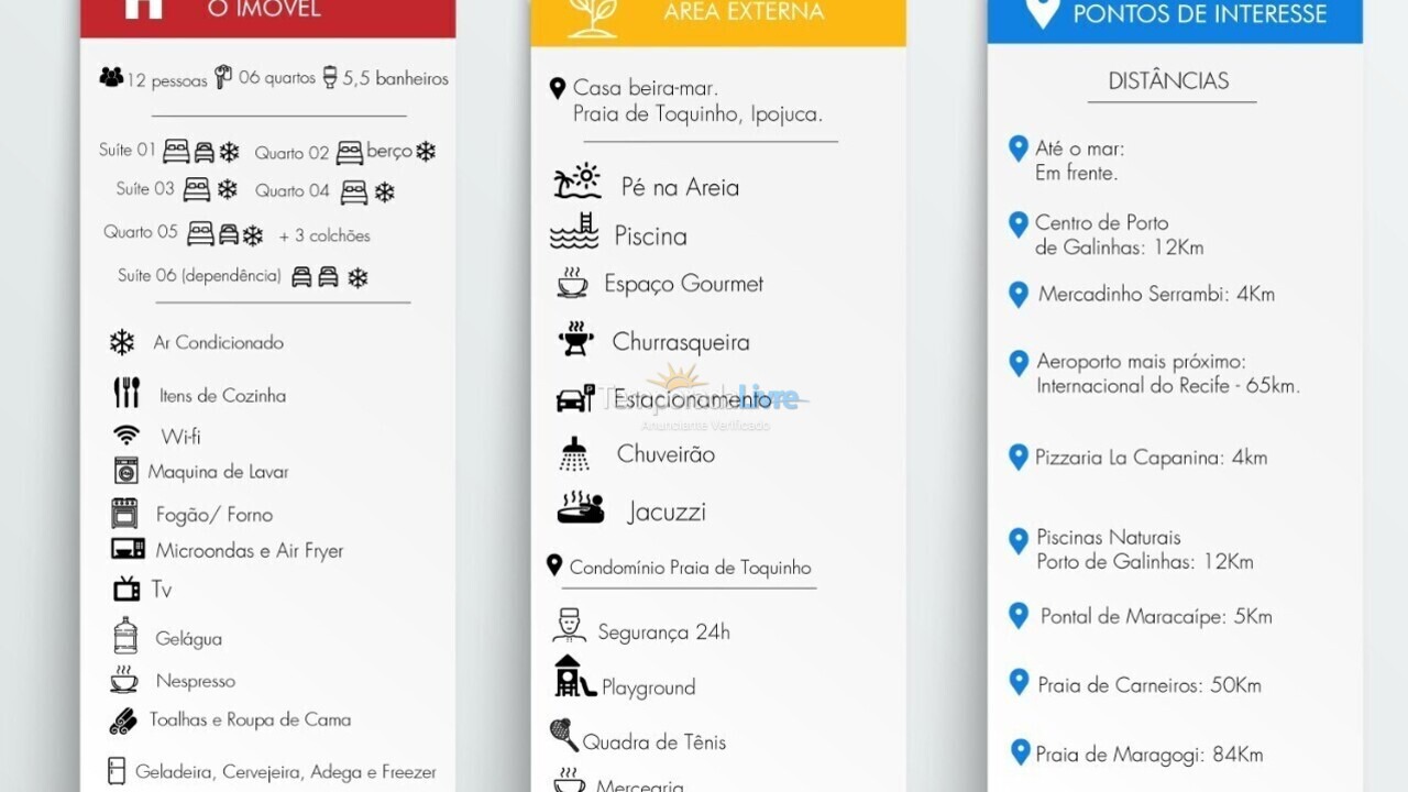 Casa para aluguel de temporada em Ipojuca (Praia de Serrambi)