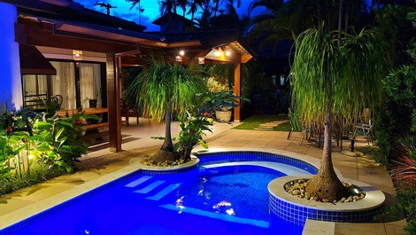 Piscina, Wi-Fi, Ar Condicionado, Condomínio Fechado - 450 m da praia