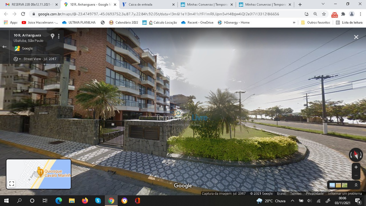 Apartment for vacation rental in Ubatuba (Praia Grande)