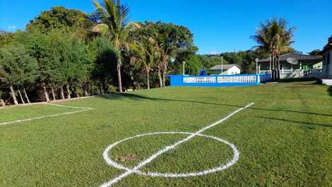 Campinho de futebol gramado