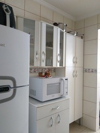 Appropriate 1 Bedroom Praia Grande- Vila Caiçara, 150 meters from the beach.