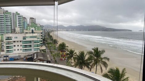Vista da cobertura frente mar