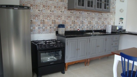 Linda cozinha estilo americana 