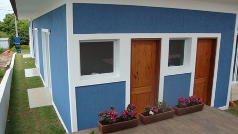 Lateral onde ficam os quartos 