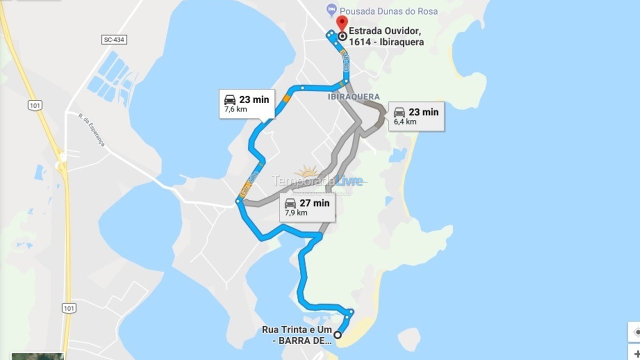 Casa para aluguel de temporada em Imbituba (Praia do Rosa)