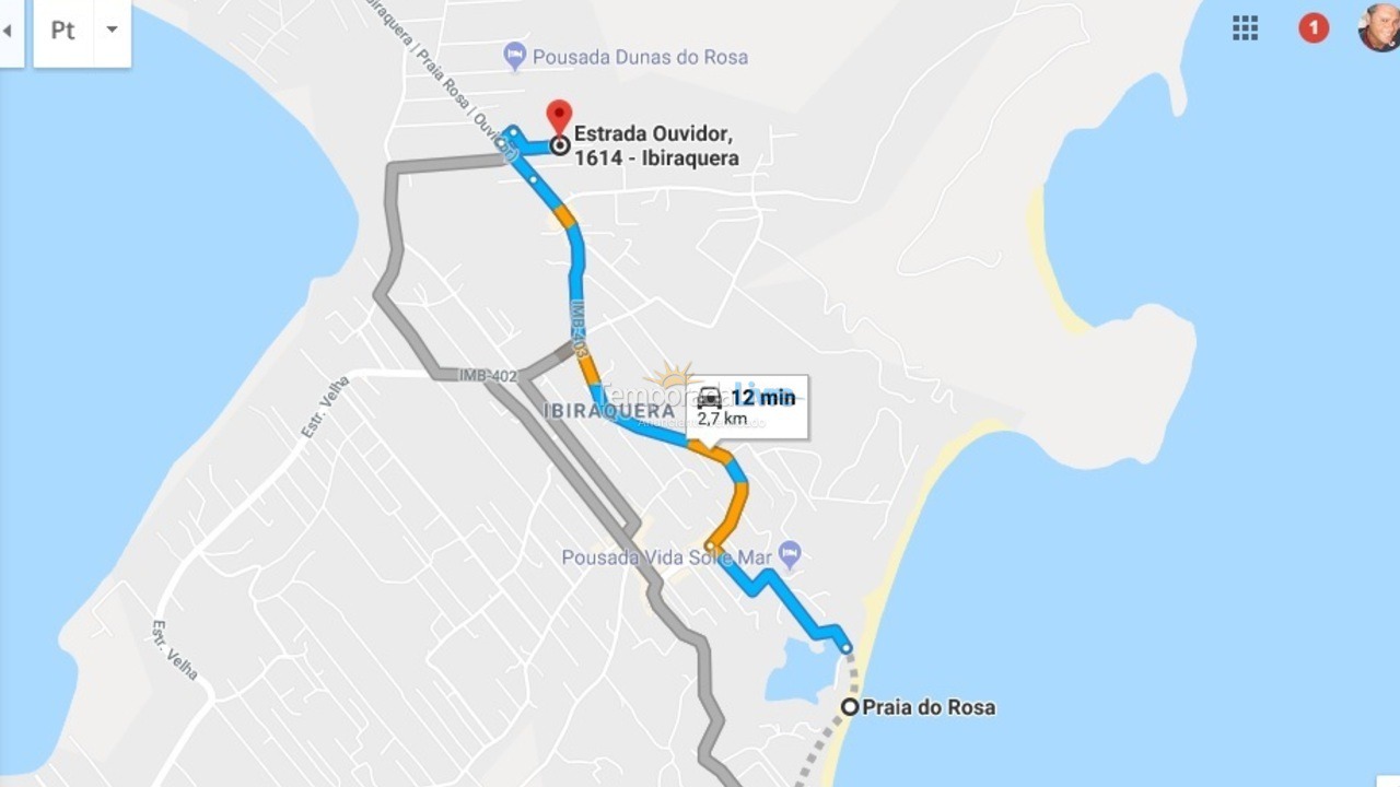 Casa para aluguel de temporada em Imbituba (Praia do Rosa)