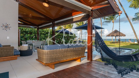 Beira-mar Oka Bungalow with 05 rooms in Muro Alto