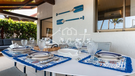 Beira-mar Oka Bungalow with 05 rooms in Muro Alto