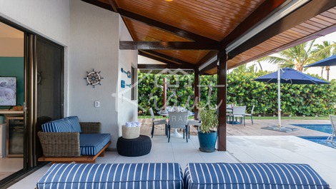 Beira-mar Oka Bungalow with 05 rooms in Muro Alto