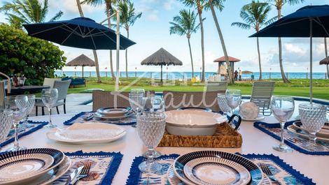 Beira-mar Oka Bungalow with 05 rooms in Muro Alto