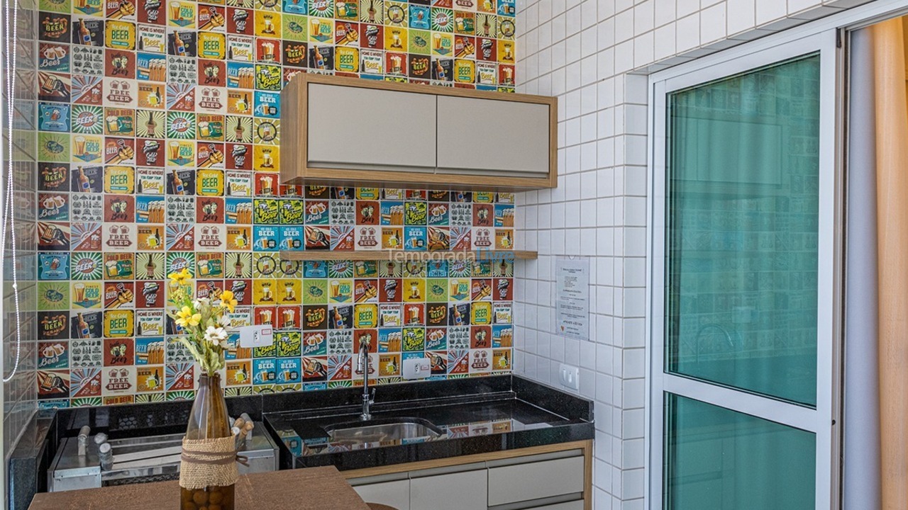 Apartamento para aluguel de temporada em Praia Grande (Vila Tupi)