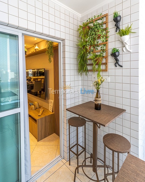 Apartamento para aluguel de temporada em Praia Grande (Vila Tupi)