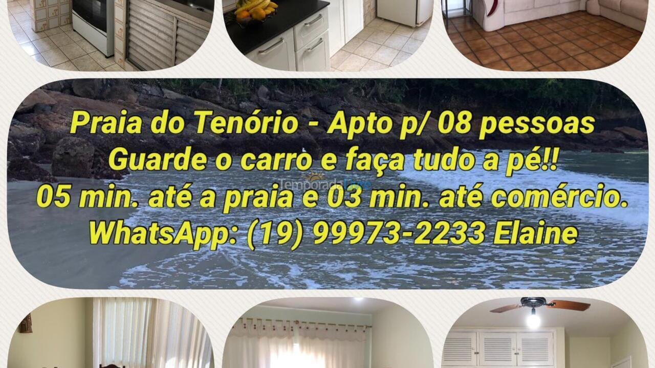 Apartamento para aluguel de temporada em Ubatuba (Praia do Tenório)