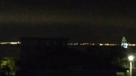 Great house overlooking the beach and overlooking the island of Florianópolis, capital of Santa Catarina