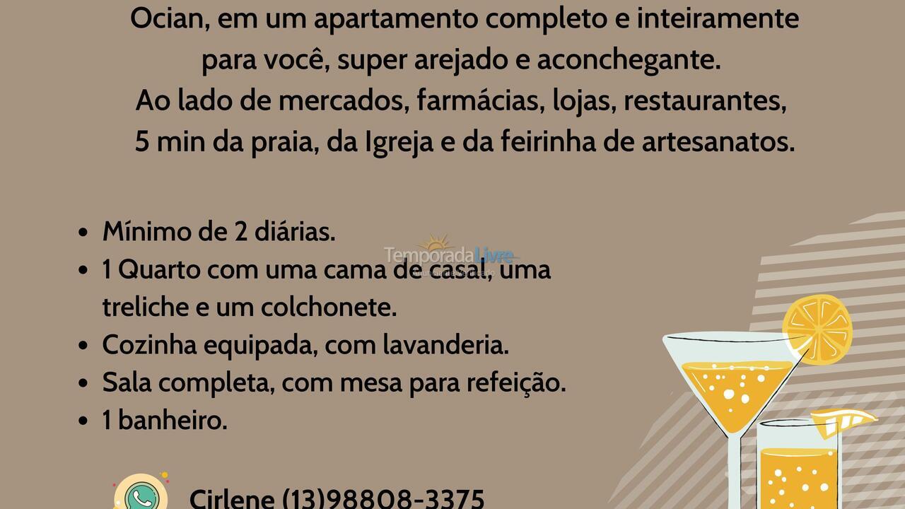 Apartamento para aluguel de temporada em Praia Grande (Ocian)