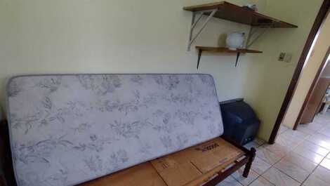 Apto 2 dormitorios, 1 bw, 50m del mar, balcón con barbacoa