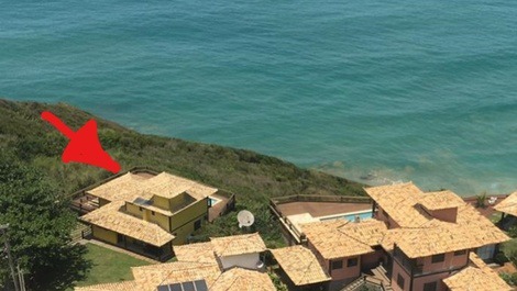 Vista do alto. localização deslumbrante