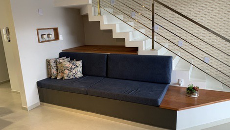 Sofás para 14 pessoas em tecido aqua block(impermeável)