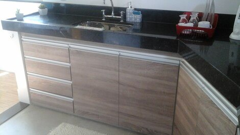 Bancada pia da cozinha 