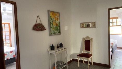 Hall de distribuição dos quartos 